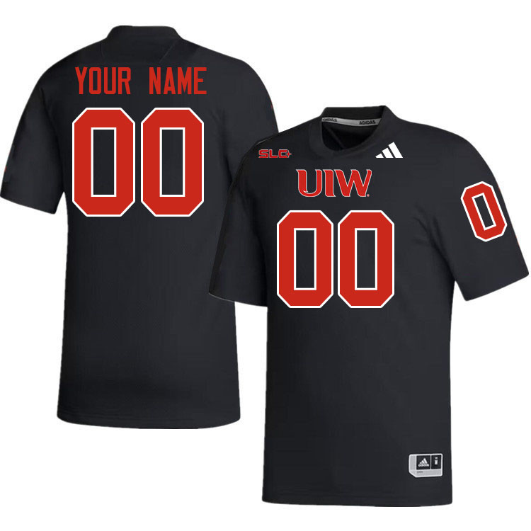 Custom Incarnate Word Cardinals Name And Number Football Jerseys-Black